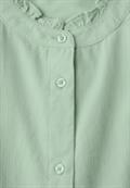 Cordbluse mit Tunnelzug serene green