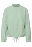Cordbluse mit Tunnelzug serene green
