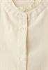 Cordbluse mit Tunnelzug soft beige