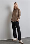 Cordbluse rich mocha