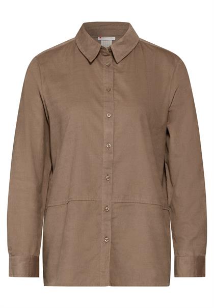 Cordbluse rich mocha