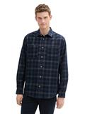 Cordhemd mit Karomuster navy dark corduroy check