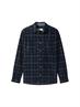 Cordhemd mit Karomuster navy dark corduroy check