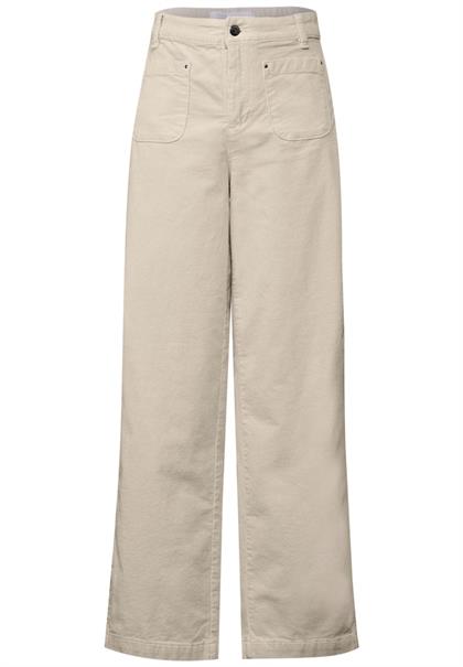 Cordhose im Casual Fit pebble beige