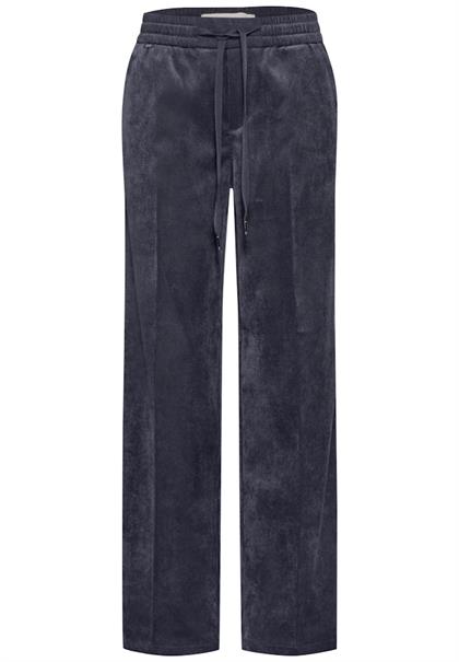 Cordhose im Loose Fit night sky blue