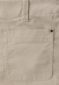 Cordhose mit Patch Pockets dark morn beige