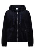 Cordjacke mit Kapuze urban dark blue