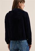 Cordjacke mit Kapuze urban dark blue