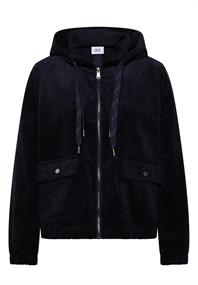 Cordjacke mit Kapuze urban dark blue