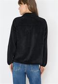 Cordjacke mit Tunnelzug black