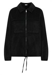 Cordjacke mit Tunnelzug black
