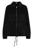 Cordjacke mit Tunnelzug black