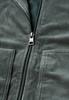 Cordjacke mit Zipper balsam green