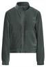 Cordjacke mit Zipper balsam green
