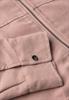 Cordjacke mit Zipper faded rose