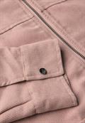 Cordjacke mit Zipper faded rose