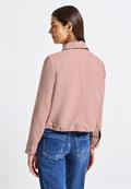 Cordjacke mit Zipper faded rose