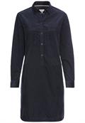 Cordkleid aus reiner Baumwolle night blue