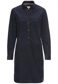 Cordkleid aus reiner Baumwolle night blue