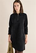 Cordkleid mit Zipper black