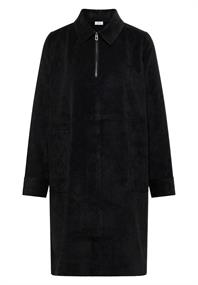 Cordkleid mit Zipper black