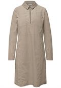 Cordkleid mit Zipper morning beige