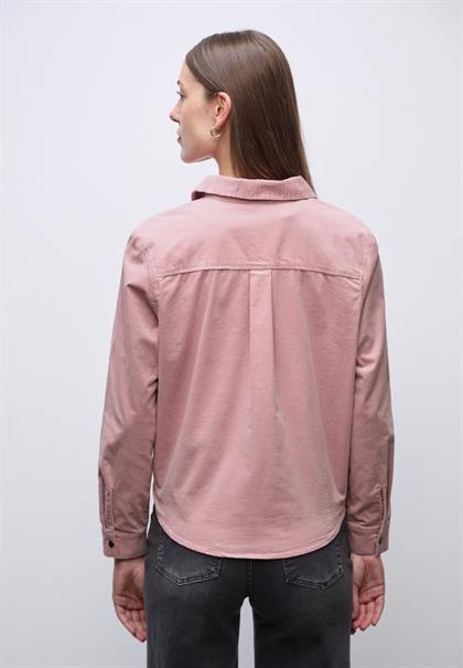 Cordmix Bluse powder pink