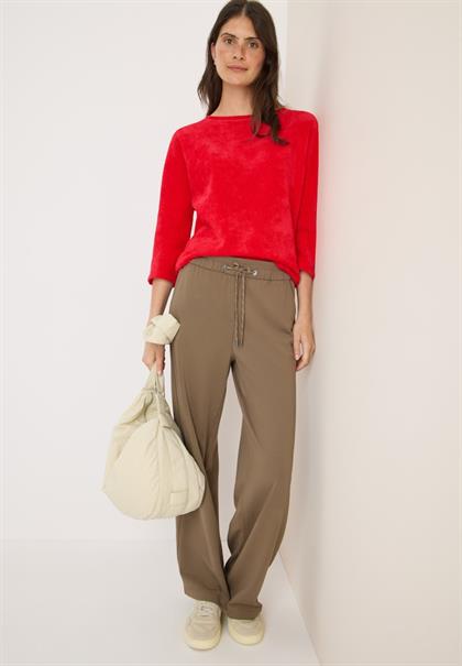 Cordshirt fiery red