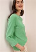 Cordshirt in Unifarbe fennel green