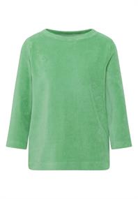 Cordshirt in Unifarbe fennel green
