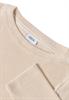 Cordshirt in Unifarbe oat milk beige