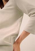 Cordshirt in Unifarbe oat milk beige