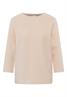 Cordshirt in Unifarbe oat milk beige