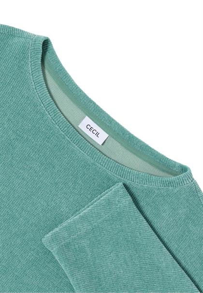 Cordshirt jewel green