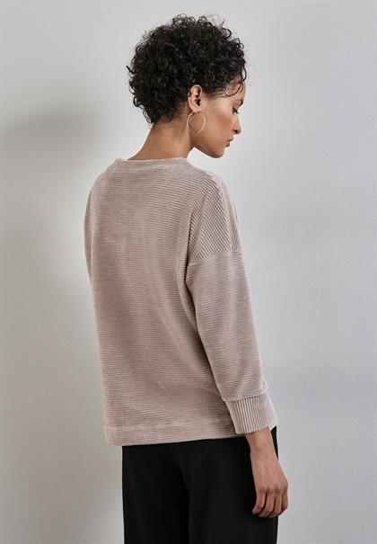 Cordshirt light mocha beige