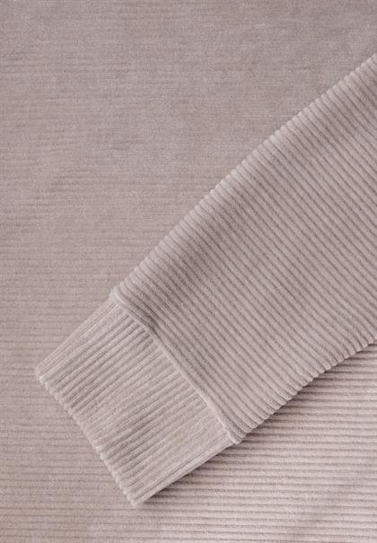 Cordshirt light mocha beige