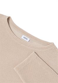 Cordshirt oat milk beige