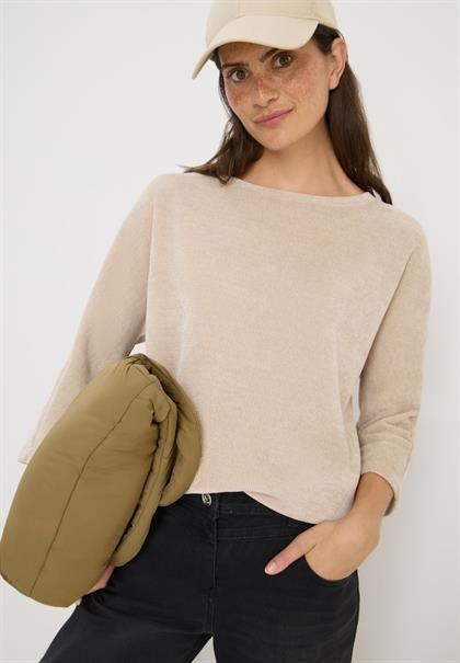 Cordshirt oat milk beige