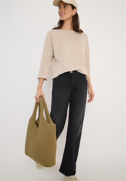 Cordshirt oat milk beige