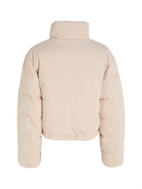 CORDUROY CROPPED PUFFER putty beige