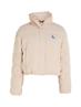 CORDUROY CROPPED PUFFER putty beige