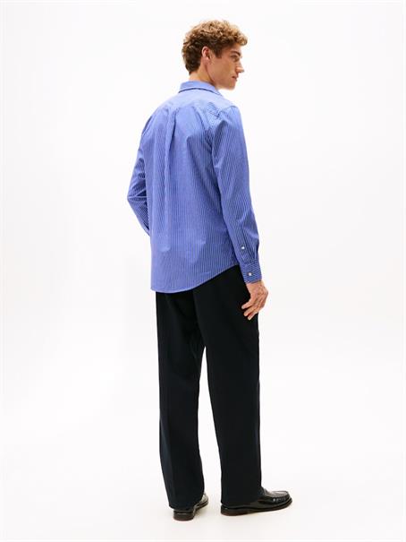 CORE HAIRLINE POPLIN RF SHIRT wedge blue - stripe