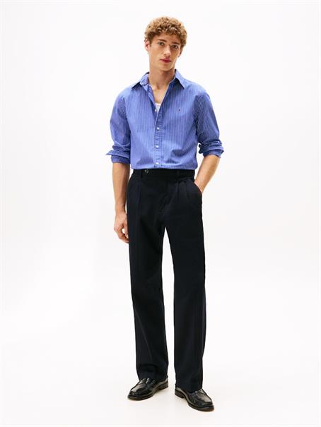 CORE HAIRLINE POPLIN RF SHIRT wedge blue - stripe