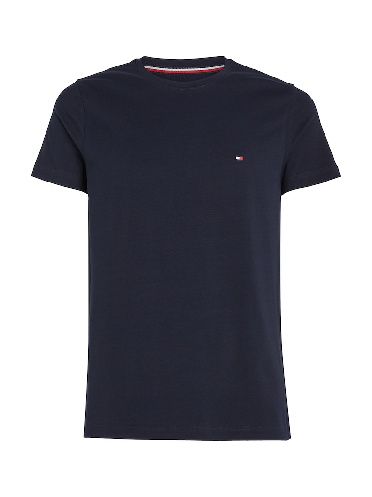 Tommy Hilfiger Herren T Shirt CORE STRETCH SLIM C NECK TEE white bequem online kaufen bei Tara M