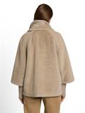 Cosy Cape Jacke im 2-in-1-Look soft taupe grey