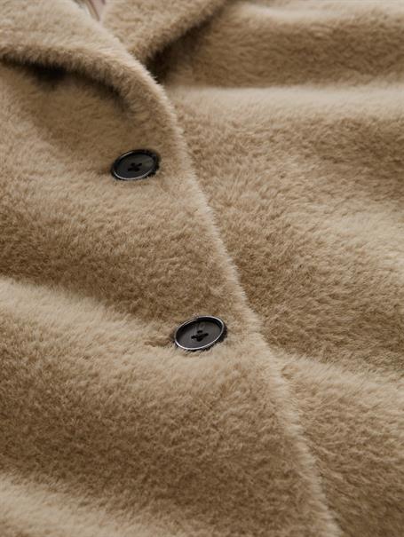 Cosy Cape Jacke im 2-in-1-Look soft taupe grey
