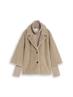 Cosy Cape Jacke im 2-in-1-Look soft taupe grey