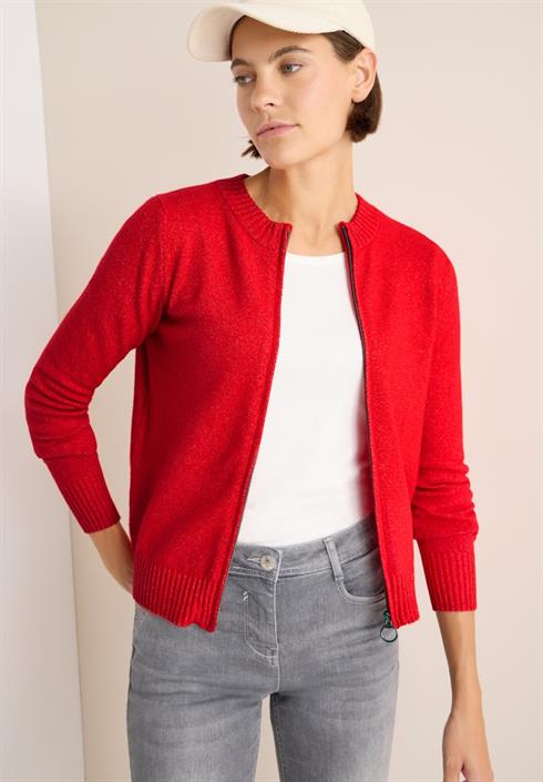 cosy-cardigan-mit-zipper-fiery-red-melange