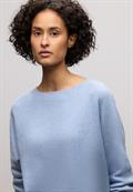 Cosy Dolman Pullover frosted blue mel.