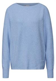 Cosy Dolman Pullover frosted blue mel.